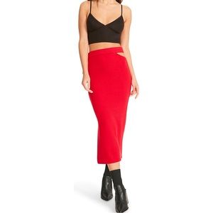 BB Dakota montero cutout midi skirt